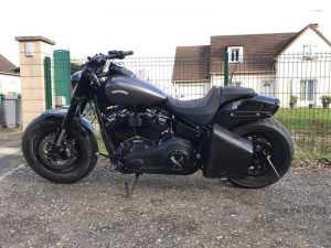 Sacoches Myleatherbikes Softail Fat bob (7)